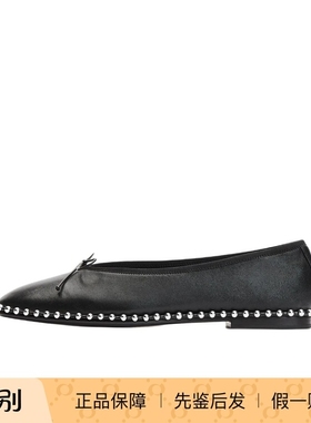 alexander wang亚历山大王 Lina 光滑羔羊皮珠链平底鞋 休闲单鞋