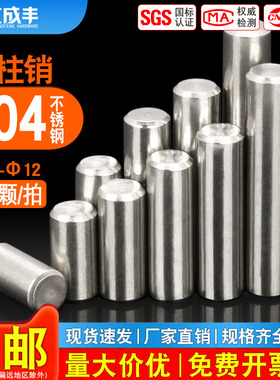304不锈钢圆柱销GB119轴承定位销实心销钉固定销M2M3M5M6M8M10M12