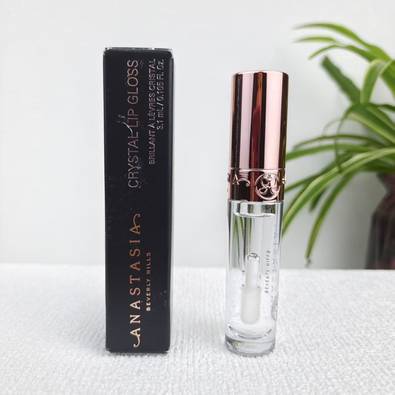 现货 美国海淘 Anastasia唇釉3.1ml透明唇蜜水晶唇彩 Glass超滋润