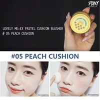 [Spot] PONY khuyên dùng Bông tuyết trang điểm Philippines cửa hàng thơ đơn sắc dễ thương 05PEACH CUSHION - Blush / Cochineal má hồng sivanna