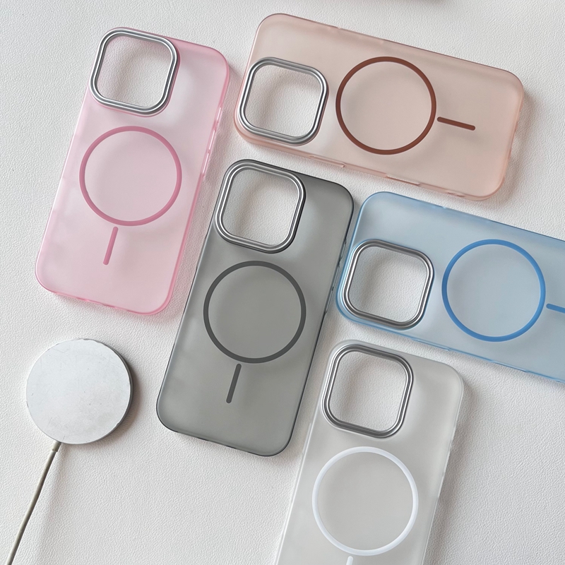 细磁吸圈超薄磨砂硬壳