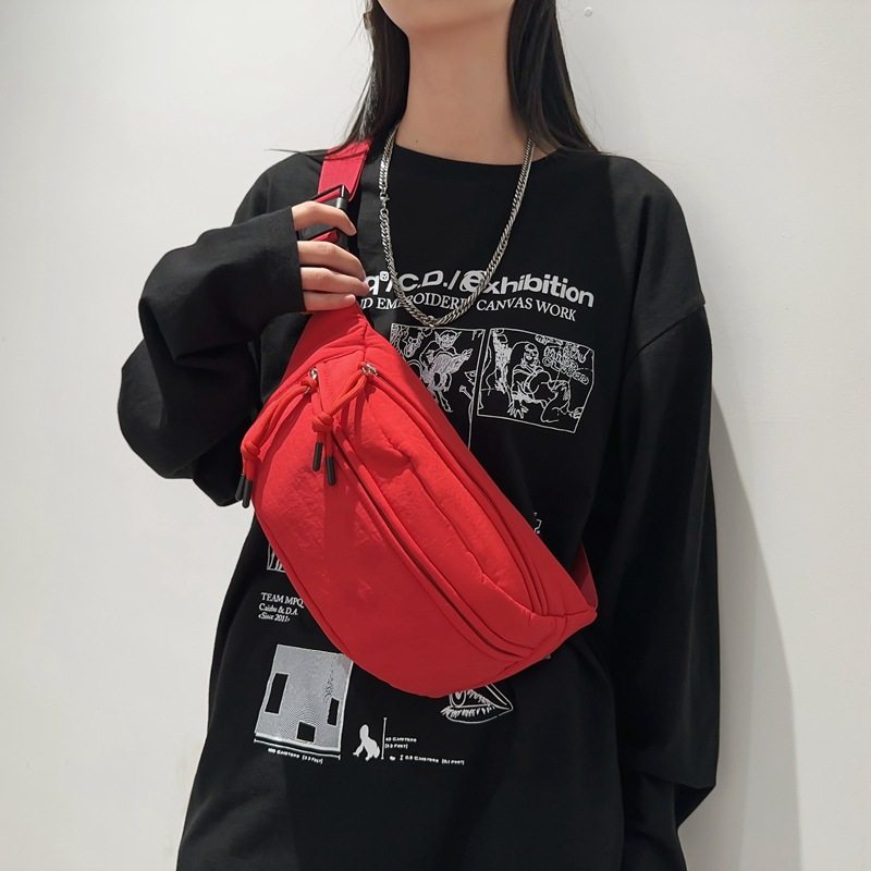 2025女斜挎包包女新款潮休闲时尚学生单肩背包潮酷腰包大容量胸包,箱包皮具/热销女包/男包,单肩包,淘宝优惠券,粉丝福利购,淘宝优惠卷