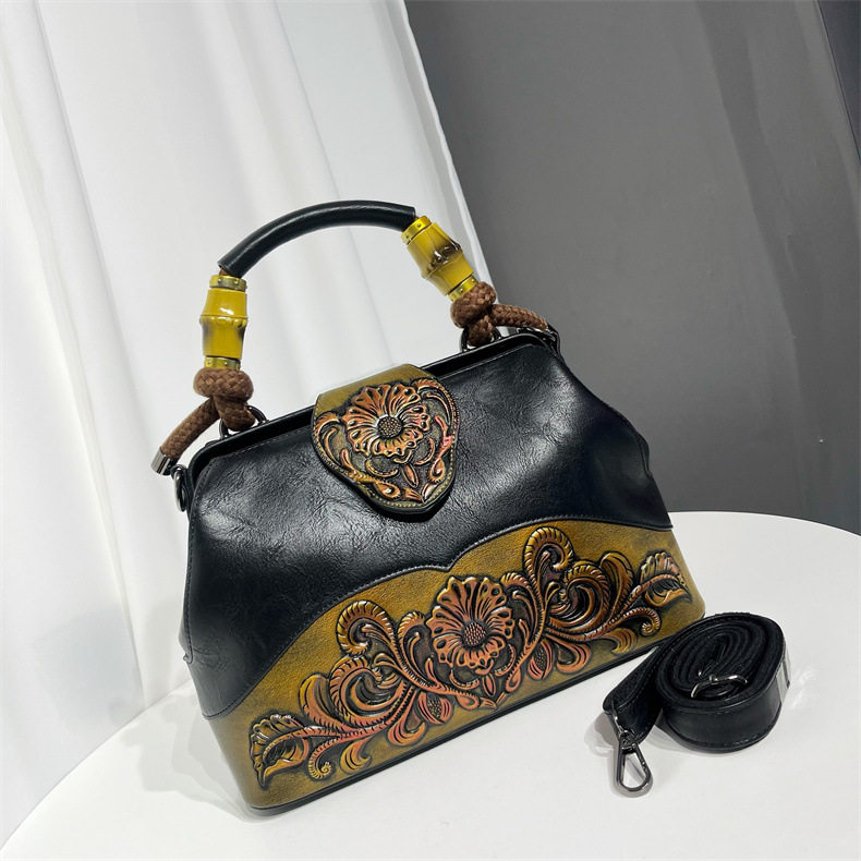 托特包压花质感软皮雕花休闲百搭单肩包质感国风大容量包包跨境,箱包皮具/热销女包/男包,单肩包,淘宝优惠券,粉丝福利购,淘宝优惠卷