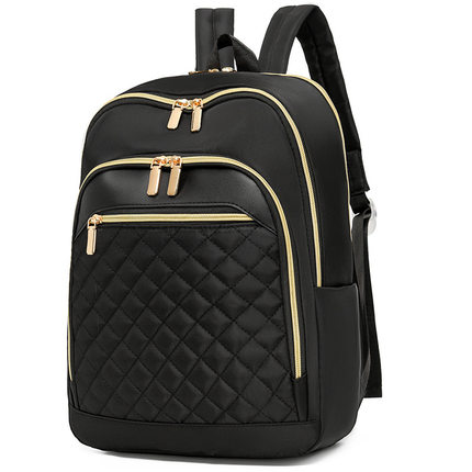 亚马逊热销女士笔记本电脑背包商务大容量双肩包大学生休闲旅行包