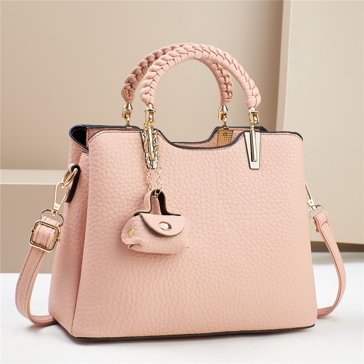 大容量厂家外贸女士包2025夏季直邮新款潮简约时尚大气斜挎单肩包