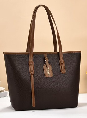 新款极简风托特包大容量大包包女士totebag纯色百搭手提包bags