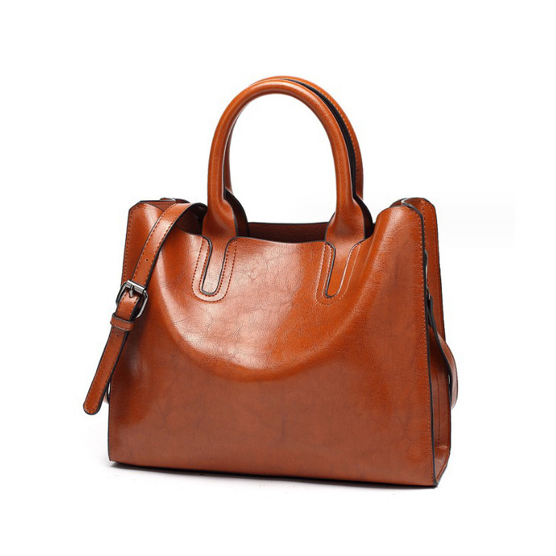 厂家2024新款欧美时尚女包油皮手提包简约百搭单肩斜挎,箱包皮具/热销女包/男包,单肩包,淘宝优惠券,粉丝福利购,淘宝优惠卷