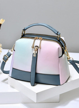 【HOT】春夏渐变色小包包女2025新款时尚质感小众单肩斜挎包时尚