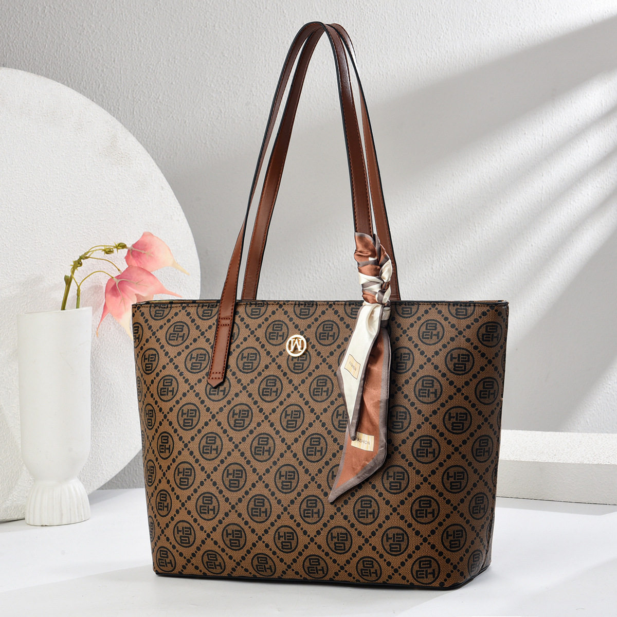 托特包bag格子手提包大容量单肩斜挎包丝巾配饰台州女包bags,箱包皮具/热销女包/男包,单肩包,淘宝优惠券,粉丝福利购,淘宝优惠卷