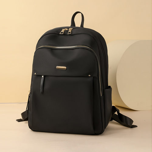 Backpack牛津布双肩包2025大容量电脑包时尚学生休闲旅行轻便书包