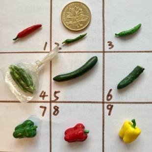 rement早期绝版食玩蔬菜