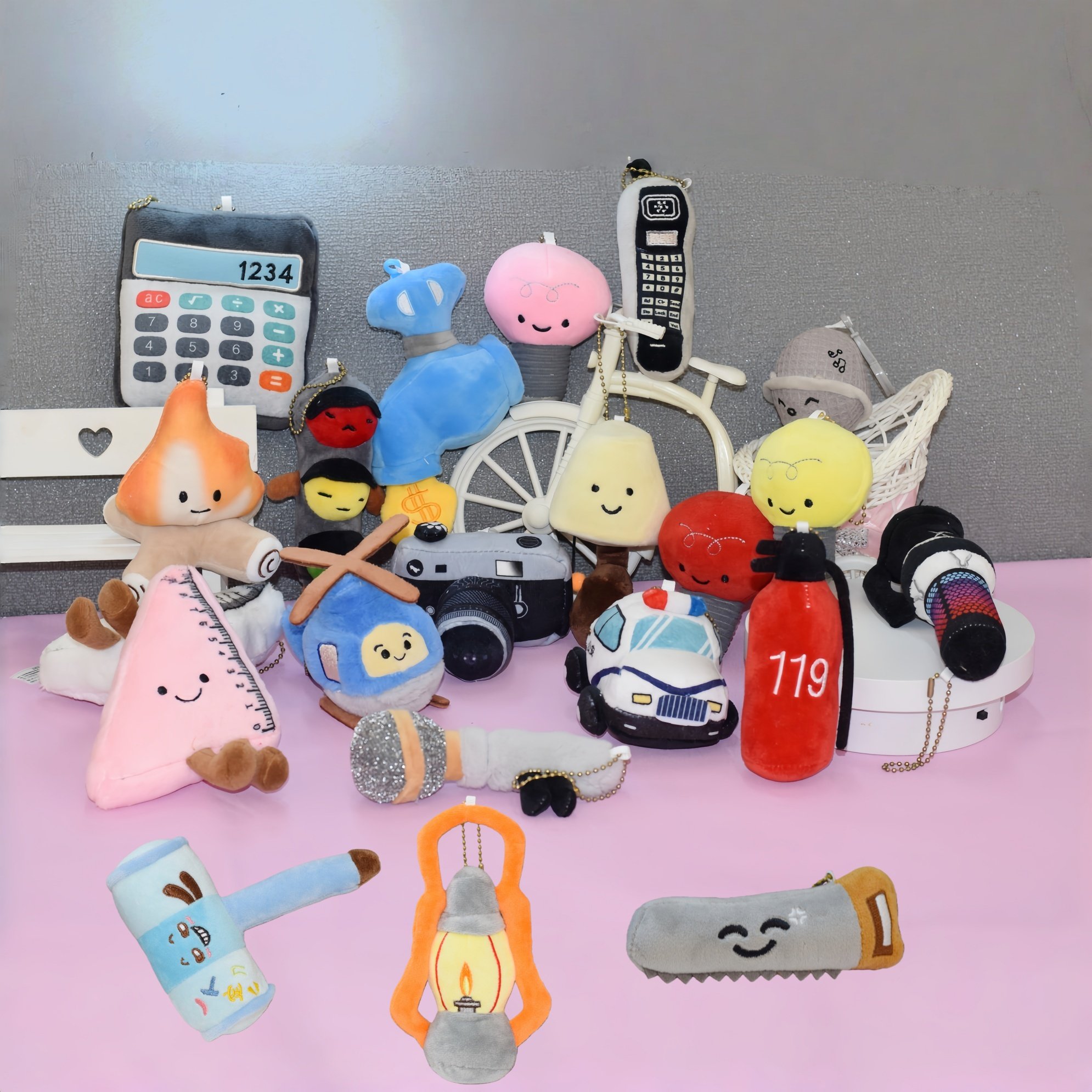 趣味可爱玩偶搞怪仿真公仔书包挂件娱乐儿童抓机小娃娃毛绒玩具jc