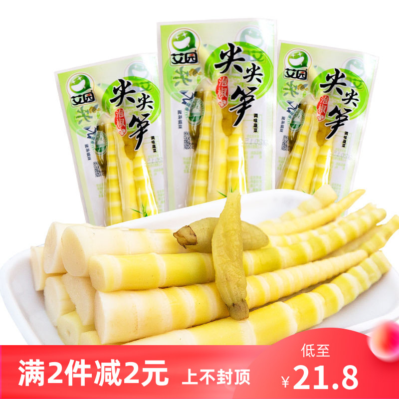 艾园泡椒尖尖笋500g爽脆零食品