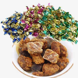 福建旺家福肉粒猪肉粒五香味沙嗲味香辣味零食品小吃结婚糖纸肉粒
