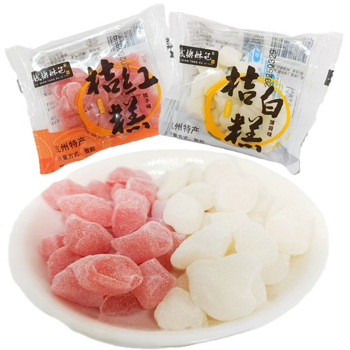 钱塘酥记桔红糕桔白糕薄荷味糕点