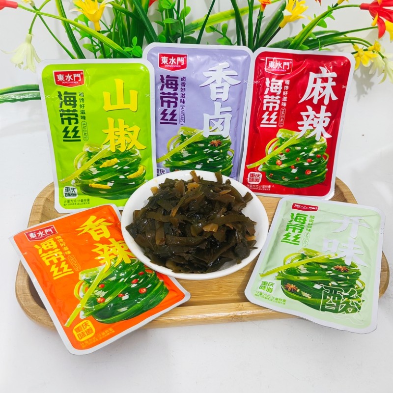东水门海带丝海带片小包装涪陵特产即食麻辣香辣下饭菜散称零食品