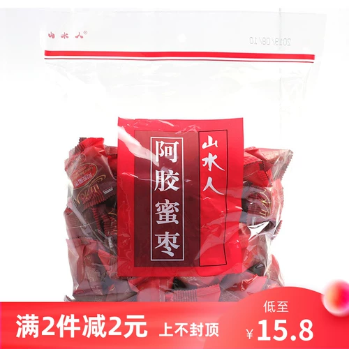 山水人 Ejiao Congress Упаковка небольшая упаковка в ядерный мед jiao Jujube сохранил девушки закуски пищевые каши