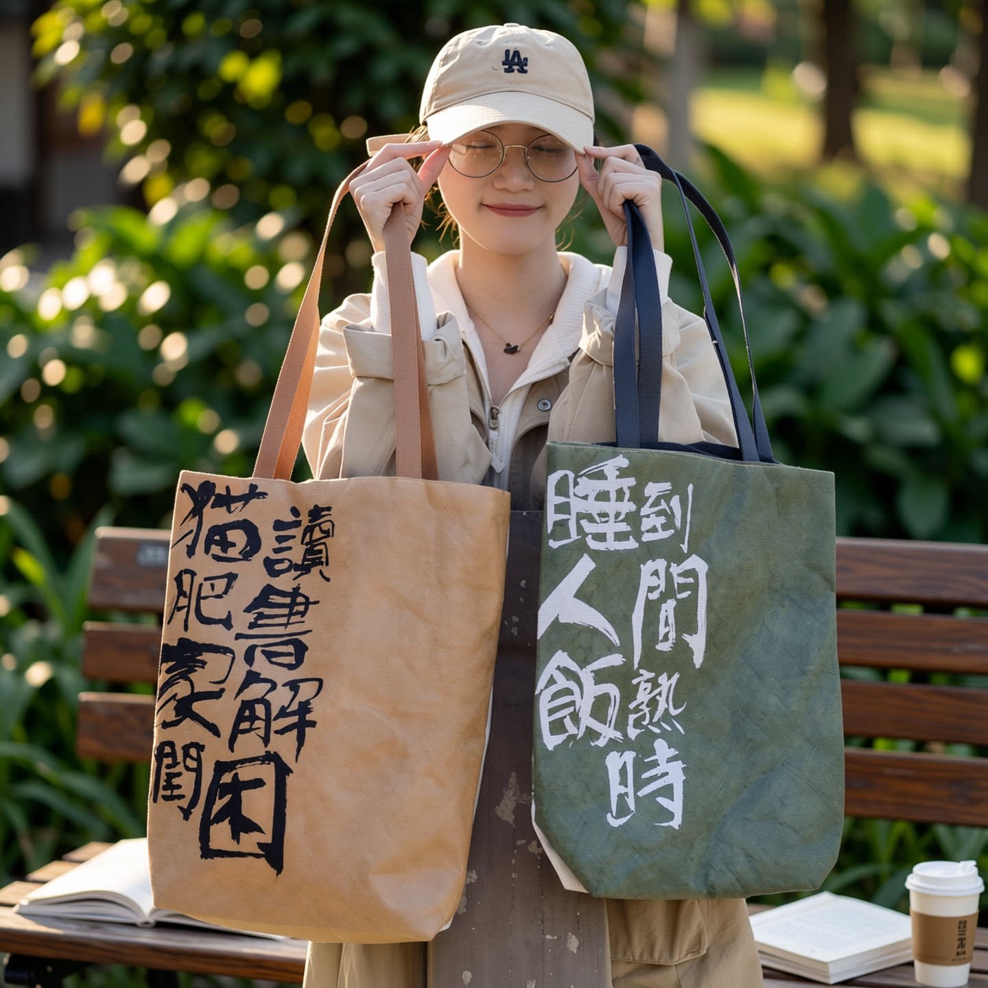 【西泠文房】杜邦纸文艺手提袋齐白石文创大容量购物袋猫肥家润手提袋牛皮纸袋防水防溅耐撕可水洗环保袋子