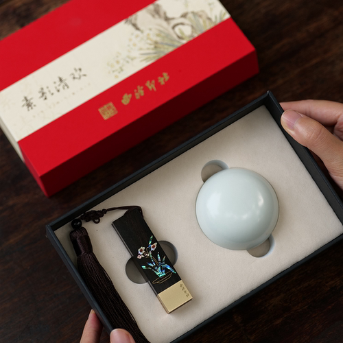 西泠印社素影清欢印章礼盒