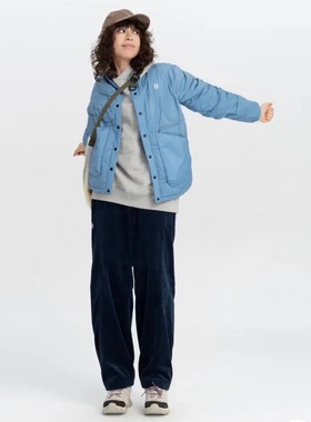 素家休闲鹅绒服圆领宽松23432