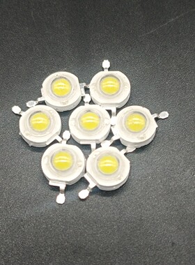 100颗LED灯珠0.5瓦高亮大功率1瓦单灯cob光源白光暖白发光二极管