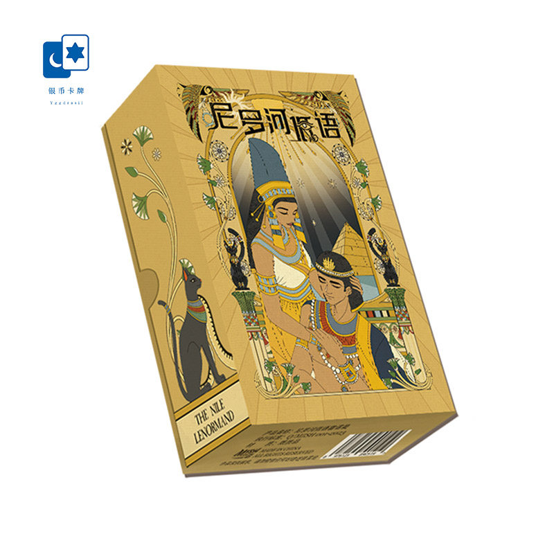 原装正版 尼罗河低语雷诺曼 埃及复古风插画 利诺曼桌游卡牌