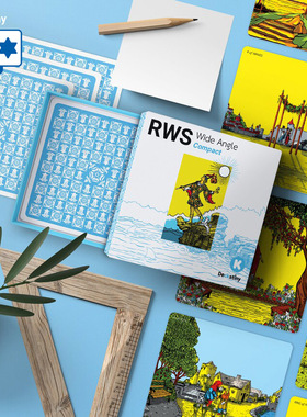 进口正版全景莱德塔罗牌 RWS Wide Angle Tarot 桌游卡牌