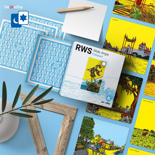 进口正版 全景莱德塔罗牌 RWS Wide Angle Tarot 桌游卡牌