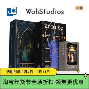 原创正版黄道十二宫塔罗牌Woh版 Zodiac Tarot 星菱卡集桌游卡牌