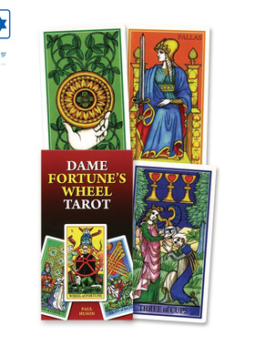 进口正版幸运女神之轮塔罗牌 Dame Fortune's Wheel Tarot 意大利