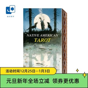 Tarot 进口正版 American Native 意大利桌游卡牌 印第安塔罗牌