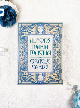 进口正版穆夏神谕卡Alfons MariaMucha Oracle意大利益智桌游卡牌