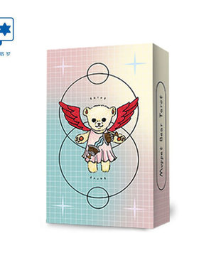 桌游卡牌布偶熊塔罗牌限量迷你版
