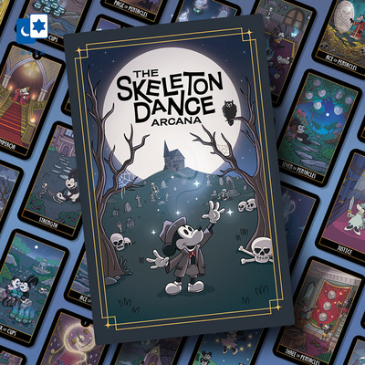 进口正版 骷髅舞的奥秘塔罗牌 The Skeleton Dance 暗黑可爱卡牌