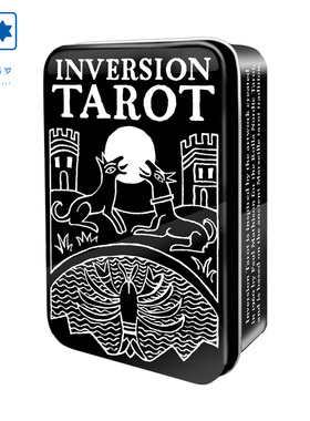 进口正版 反色马赛塔罗牌Inversion Tarot便携铁盒口袋正版塔罗牌