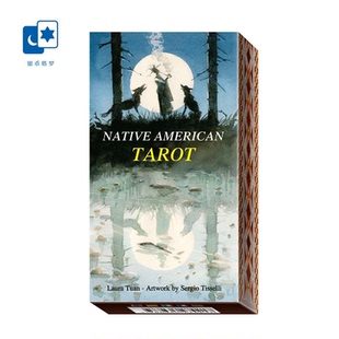 Tarot 进口正版 American Native 意大利桌游卡牌 印第安塔罗牌