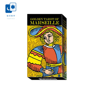 Marseille 进口正版 桌游卡牌 Tarot 黄金马赛塔罗牌 Golden