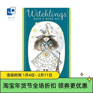 进口正版 实用魔力神谕卡 Witchlings Deck & Book Set 桌游卡牌