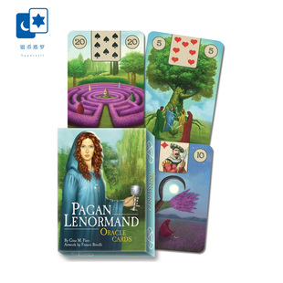 进口正版奇人异事雷诺曼 The Pagan Lenormand Oracle 利诺曼桌游
