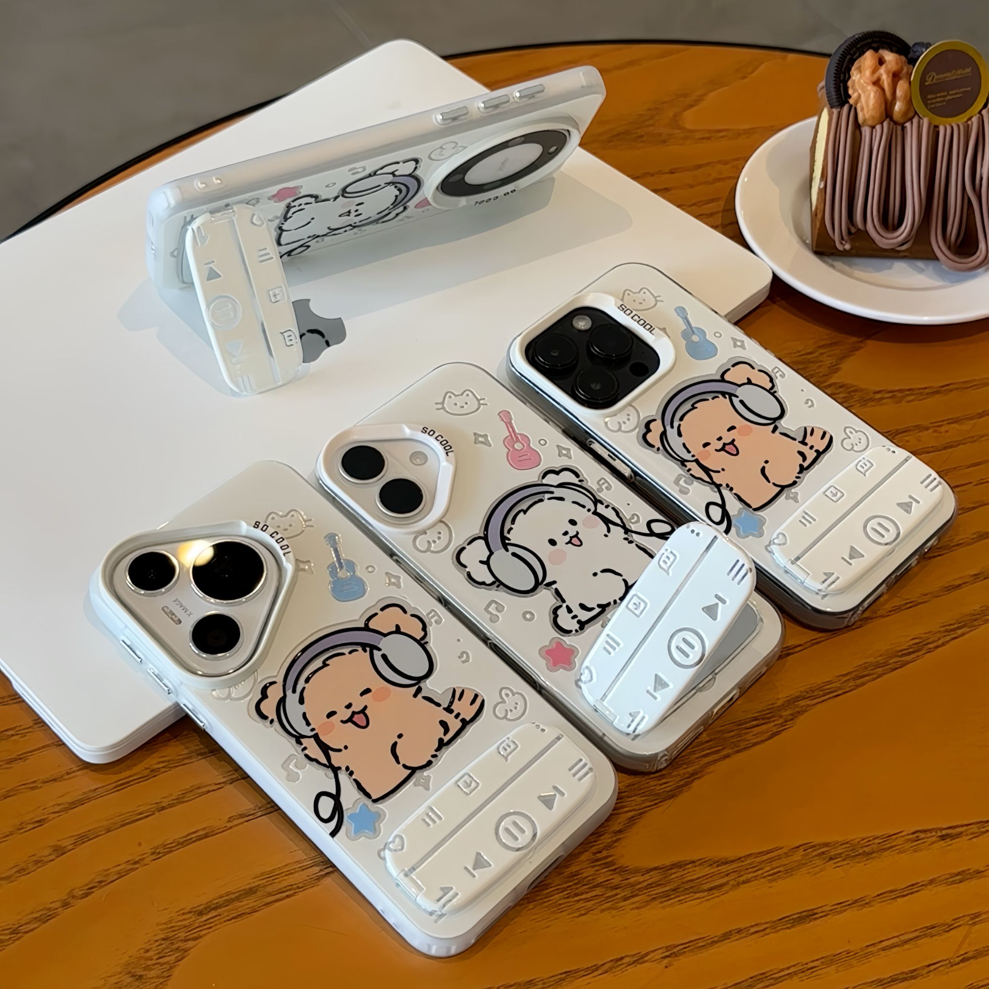 耳机乌萨奇吉伊卡哇适用苹果15pro手机壳iPhone16/14卡通13/12/11小米10华为mate60荣耀90/80/70红米k50p40x
