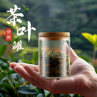 茶叶储存罐茶叶盒子出差随身旅行茶叶罐 迷你小茶叶罐便携密封罐装