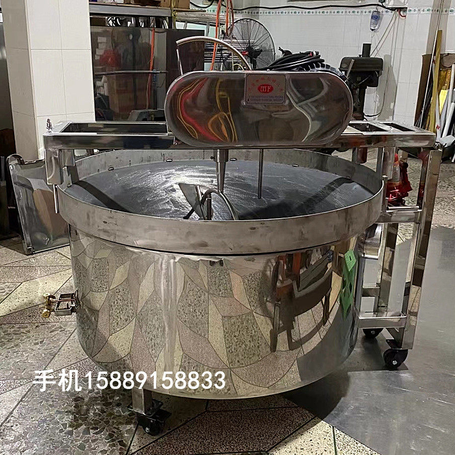 熬 潮汕明糖 煮 麦芽糖 红枣膏 阿胶 软糖 搅拌机械 机器 燃气