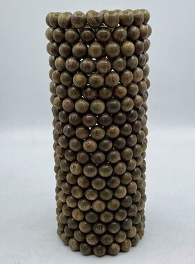 9分沉【文莱】软丝树心油天然沉香手串11MM19颗重10克清凉兰花香