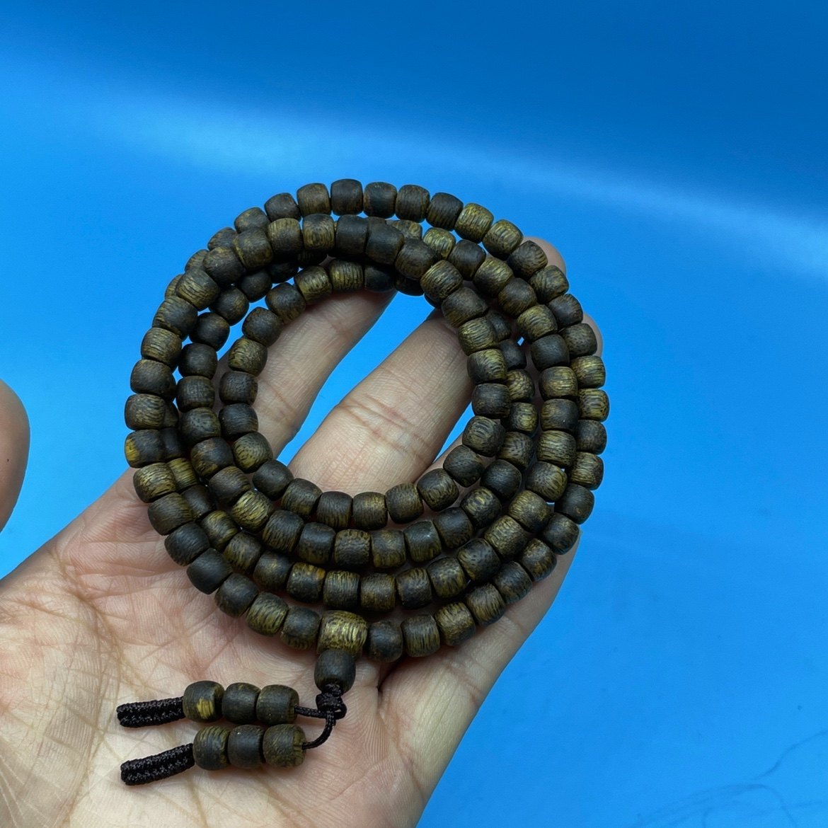 99分沉海南白棋楠沉香鼓珠随行6MM108颗重13.4克清凉蜜甜花香十足,饰品/流行首饰/时尚饰品新,沉香,淘宝优惠券,粉丝福利购,淘宝优惠卷