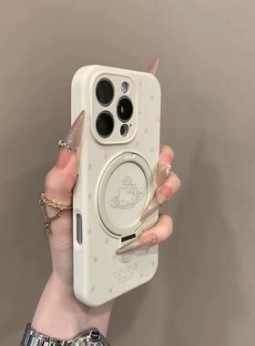 kitty猫液态硅胶磁吸支架适用iPhone16pro苹果15promax手机壳14新款13高级12女11网红14plus全包可爱防摔卡通