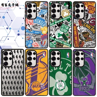 NBA球队手机壳亚克力磁吸magsafe适用于三星S26ultra S24 S25ultra防摔保护壳个性 创意高级男生潮酷 S25