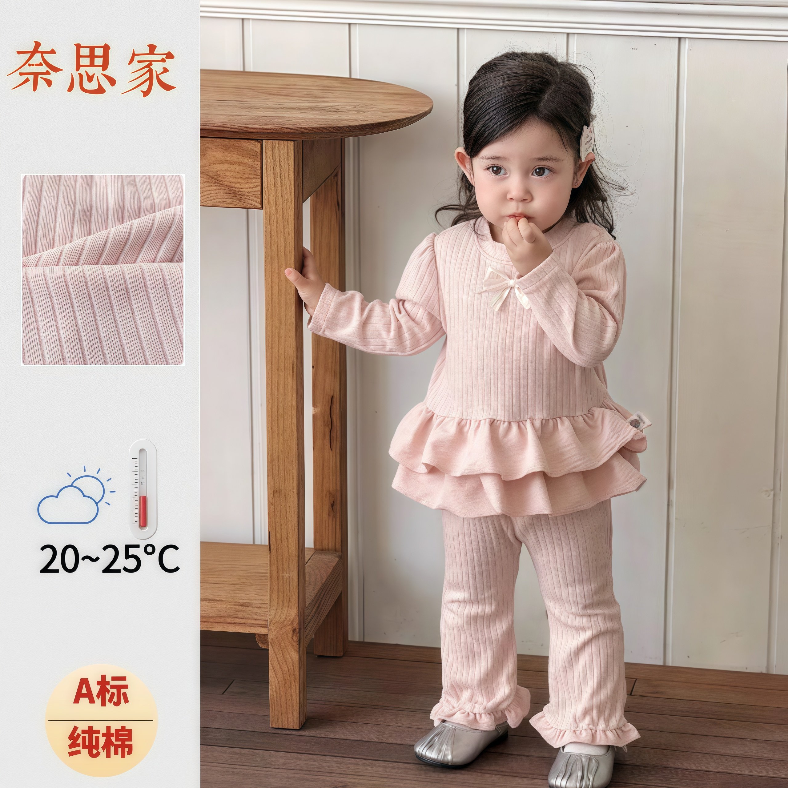 女宝宝春季穿搭甜美韩系套装婴幼儿休闲裙子打底裤分体两件套春秋,童装/婴儿装/亲子装,儿童运动套装,淘宝优惠券,粉丝福利购,淘宝优惠卷