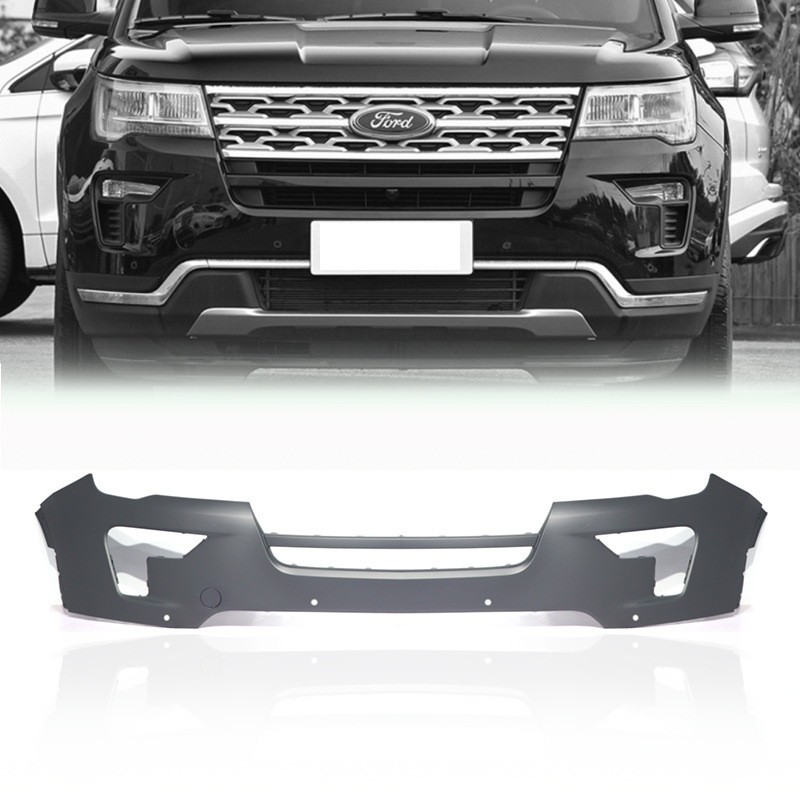 汽配适用于18-19款福特探险者Explore前保险杠原装前护杠前杠皮外