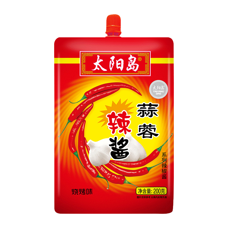 太阳岛蒜蓉辣酱烧烤味整箱商用