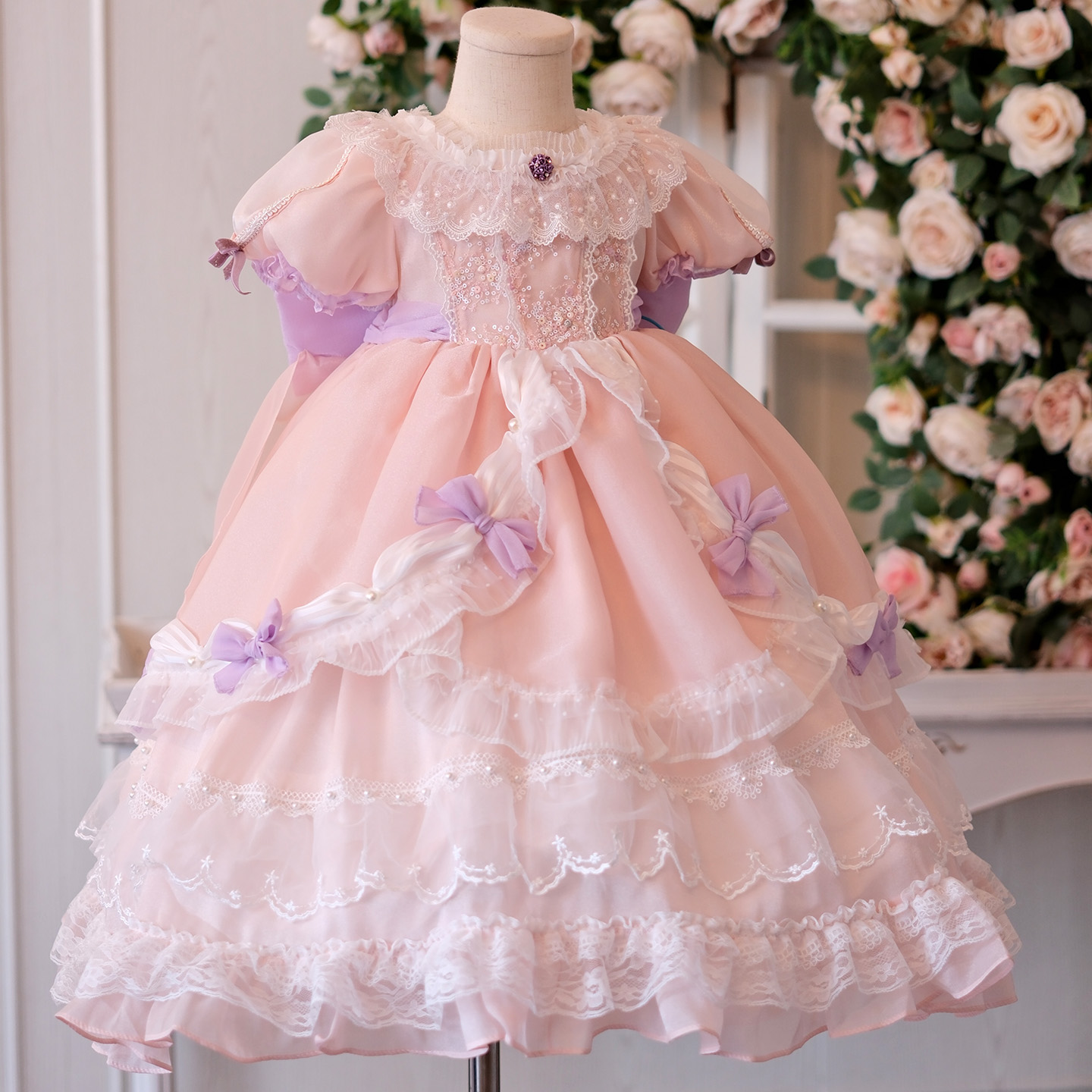 粗腿家爱丽儿洛丽塔女童连衣裙公主裙